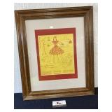 French Doll Framed Poster