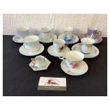 Assorted Tea Cups & Saucers
