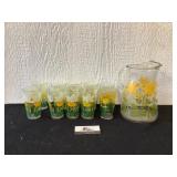 Pitcher and glass set