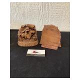 Book end holders, decor