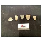 Stone arrow heads