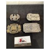 Firefighter belt buckle