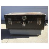 Metal Trunk on Rollers
