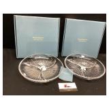 Reed and Barton Miller Rogaska Crystal Relish Dish