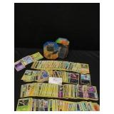 Holographic Pokémon Trading Cards and Tin