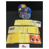 Pokémon Trading Cards and Tin