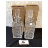 2 Crystal Decanters
