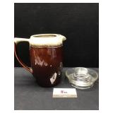 Chicken Waterer Base and Pfalzgraff Pitcher