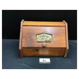 Vintage Wood Bread Box