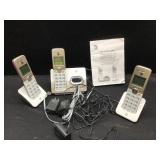 3 cordless phone set