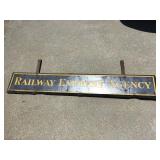 Antique porcelain Railway Express Agency