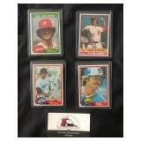 1981 Topps Yastrzemski Yount + 2 Steve Carlton car