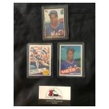 1985 Topps and Donruss Dwight Gooden Rookie Cards