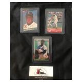 3 Roger Clemens Cards including Donruss Rookie