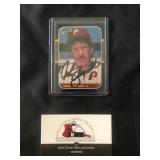 1987 Donruss Mike Schmidt Autographed Card