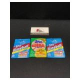 Topps 1990 & 1992 Sealed Baseball Packs