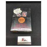 Sealed box of front row 1991 basketball card