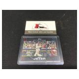 2007 Topps Derek Jeter with Bush and Mickey