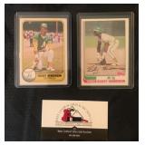 1981 Fleer amd 1982 Topps Rickey Henderson 2nd