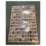 Uncut Baseball Card Sheets