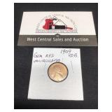 1909 VDB Cent GEM RED UNC