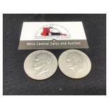 Two 1976-D Ike