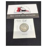 1913 Type 1 Buffalo 5 Cent