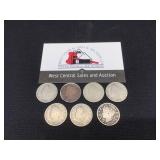 Seven Liberty V Nickels