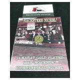 24K Gold Plated 1883 5 Cent