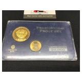 Martin Van Buren Medal & $1 Presidental Proof Set