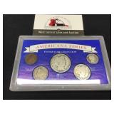 Americana Series Yesteryear 5 Silver Coins