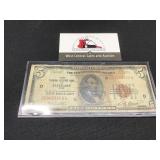1929 $5 Note National Currency Cleveland