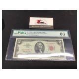 1963 $2 Note FR-1513 GEM UNC 66EPQ