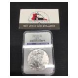 2010 Eagle $1 MS70 Liberty - 1 OZ Fine Silver