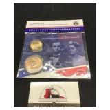 US Mint Lincoln $1 & 1st Spouse Medal Set
