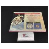 Mans Landing on the Moon & Titanic Coin Collection