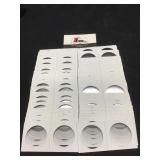 Bundle 100 Coin Holders Large Size Coins