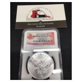 2015 Canada Owl 10z Silver NGC Holder