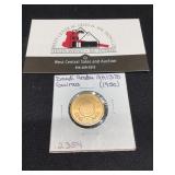 Saudi Arabia 1950 Gold Guinea Uncirculated