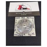 1903 Mexico 1 Peso .903 Fine ( Chinese Chop Marks)