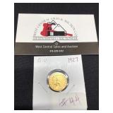 1927 2 1/2 Dollar Gold US