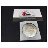 1884-O Morgan $1 BU Obverse Rainbow Toning