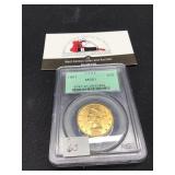 1901 Liberty $10 Gold Uncirculated PCGS Holder