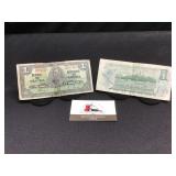 2 Canada $1 1937 & 1973