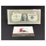 1957-A Star Note $ 1 Silver Certificate
