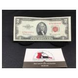 1953-C $2 Red Seal Crisp & Clean Bill