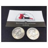 1999 P & D Susan B Anthony Dollars