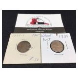 1939 P & S Wheat Cents