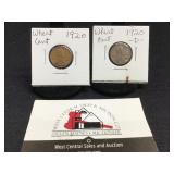 1920 P & D Wheat Cents