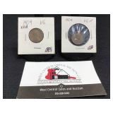 1909 & 1909 VDB Wheat Cent